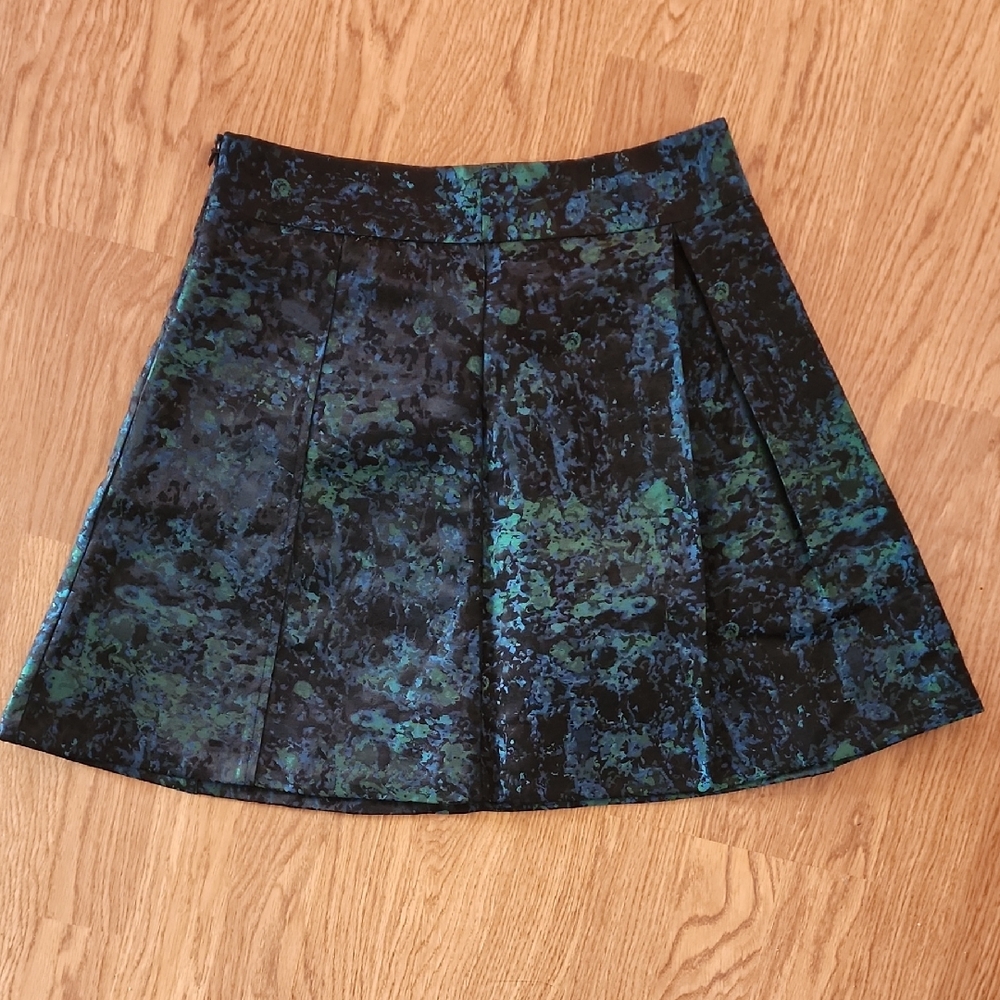 Banana Republic Factory Black, Blue and Green Skirt